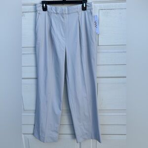 Women's Rhone Commuter High Waisted Pocket Wide Leg Trouser  front Pleated 10